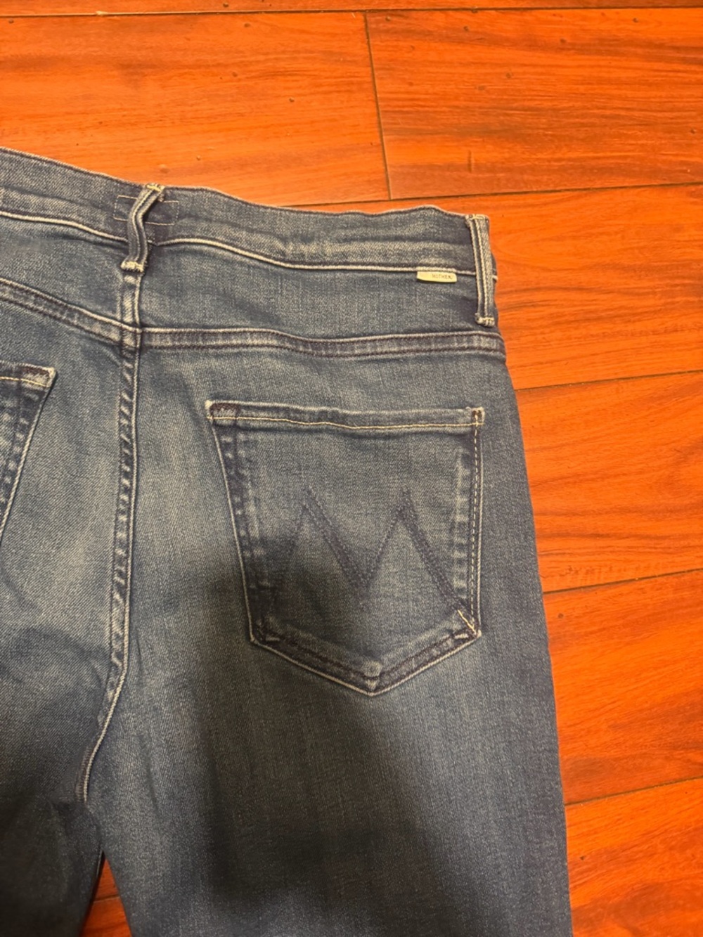 MOTHER The insider  Ankle Fray  Jeans - Light Blue - Picture 5 of 11